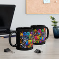 Birthday Robot Mug — Colorful Happy Birthday Gift Coffee Cup (11oz)
