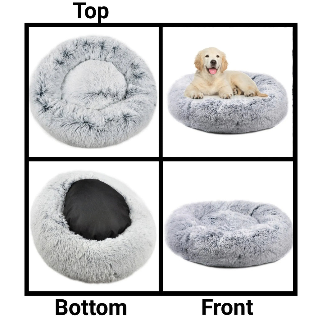 Orthopedic Plush Donut Dog Bed