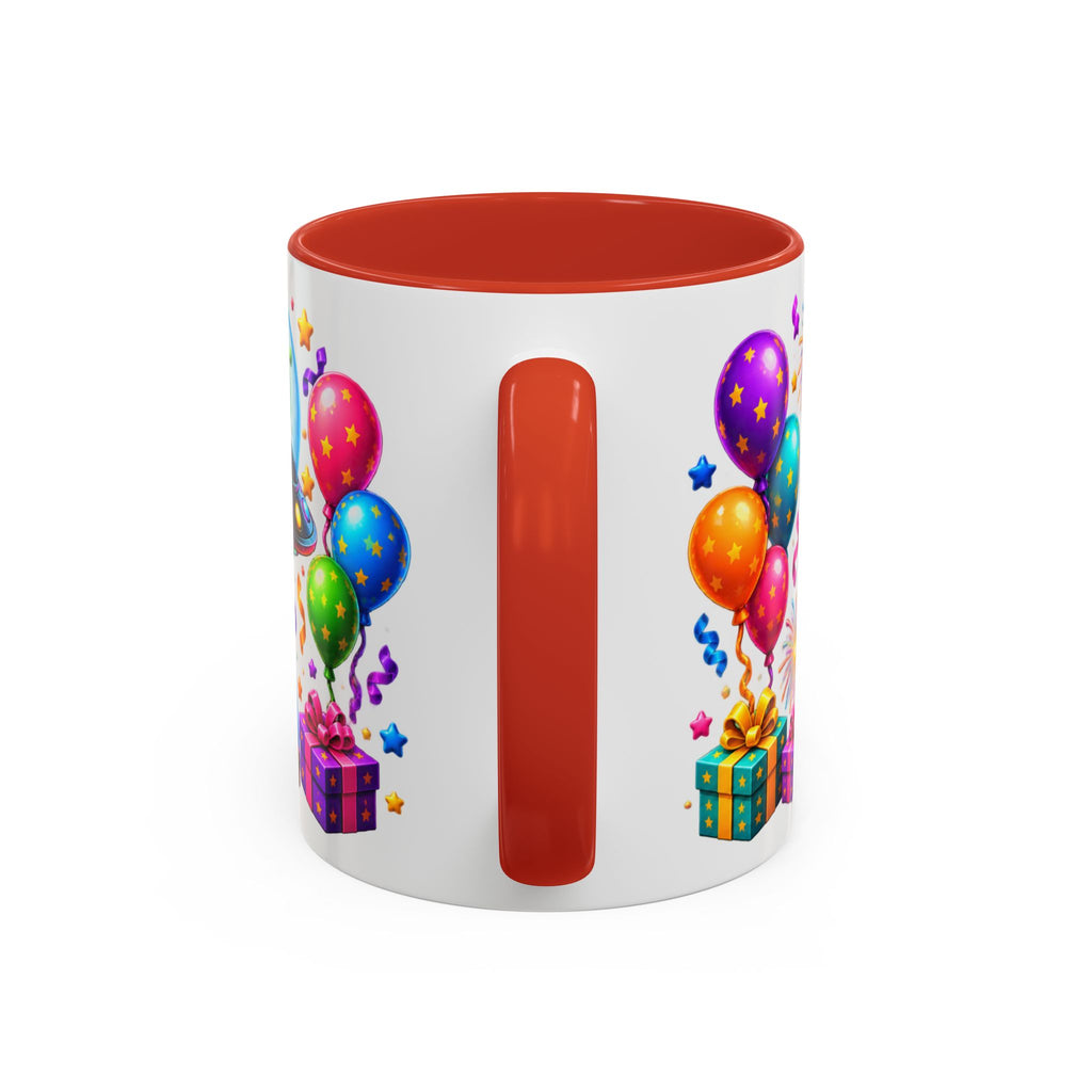 Happy Birthday Alien Coffee Mug — Colorful Galactic Birthday Wishes