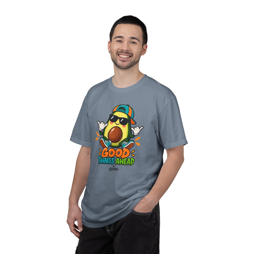 Good Things Ahead Avocado Graphic T-Shirt | Festora Everyday