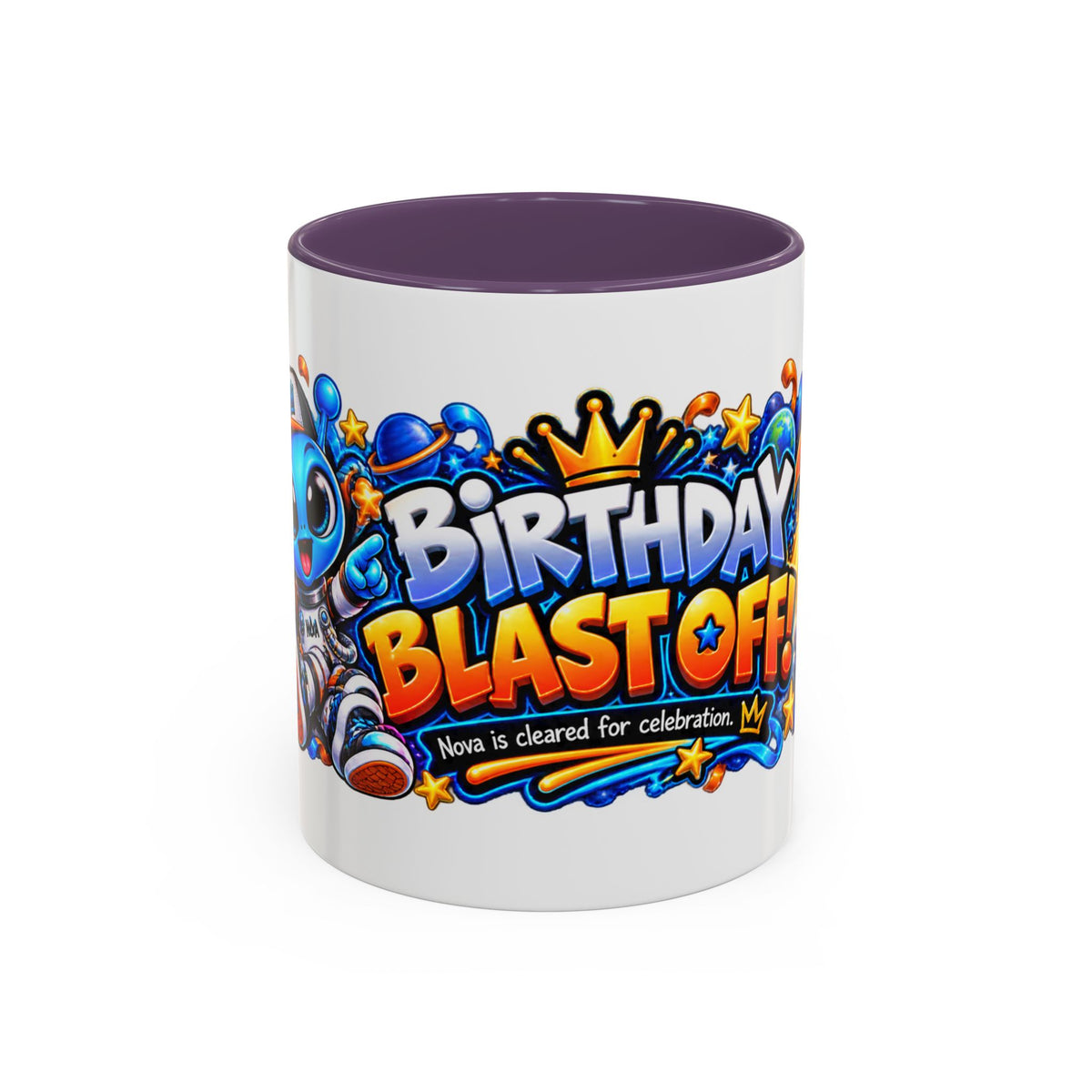 Festora Alien Birthday Mug – Birthday Blast Off Coffee Cup