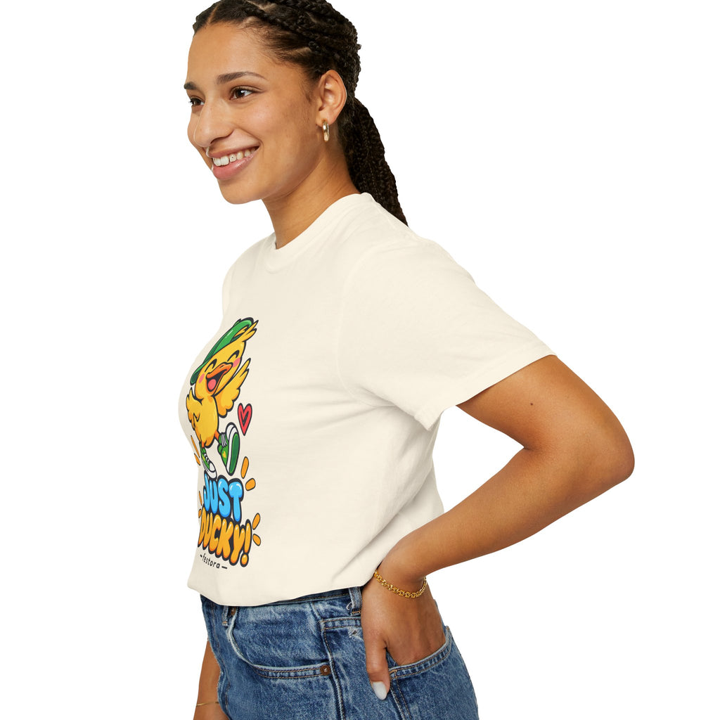 Just Ducky! – Cute Happy Duck Graphic T-Shirt