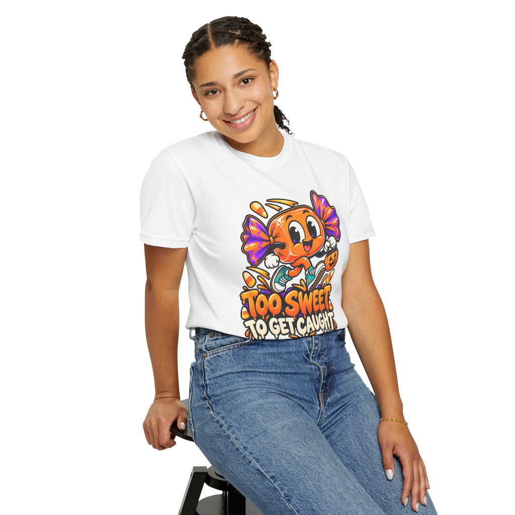 Too Sweet to Get Caught – Cute Halloween Candy T-Shirt