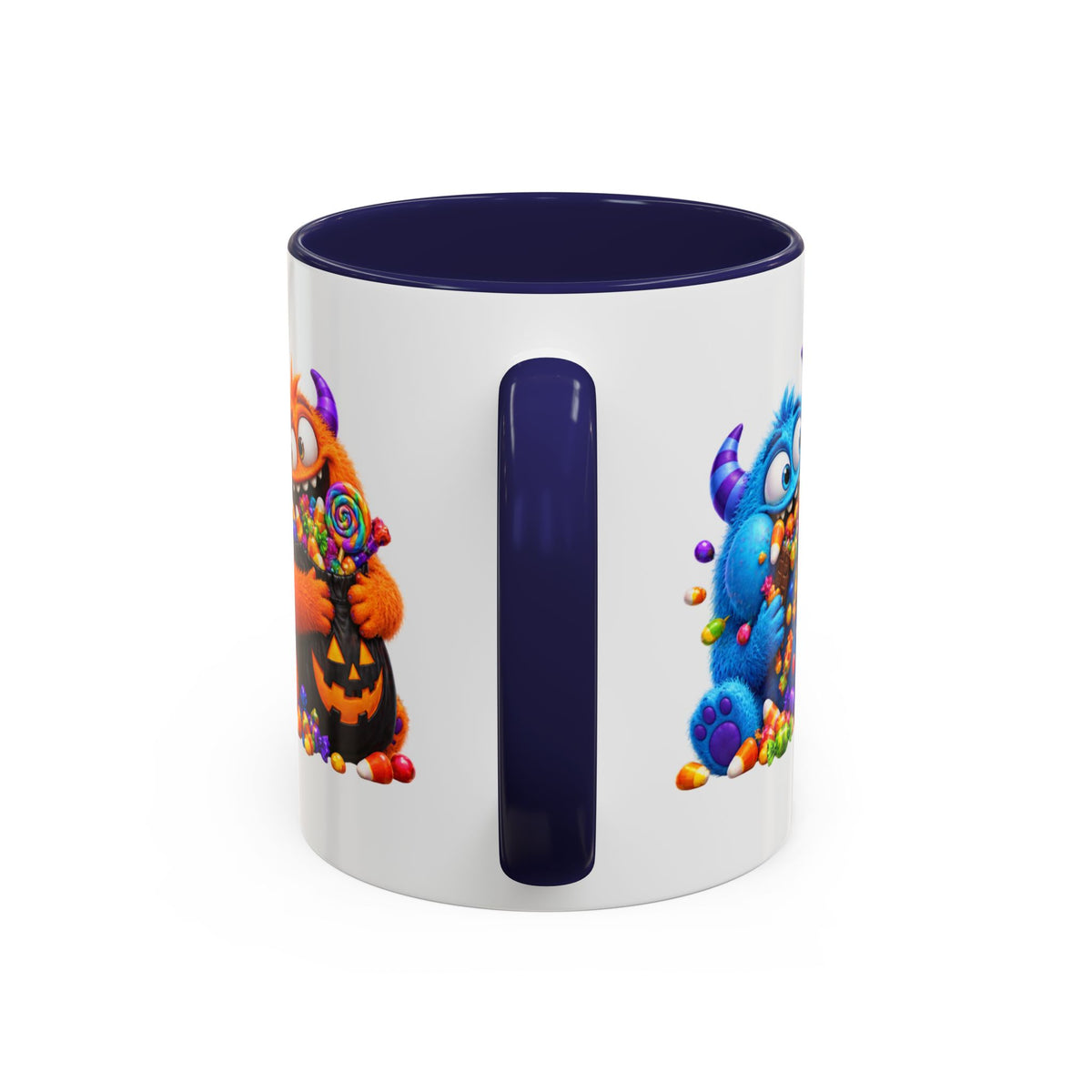 I’m Just Here for the Boos Funny Halloween Monster White Mug