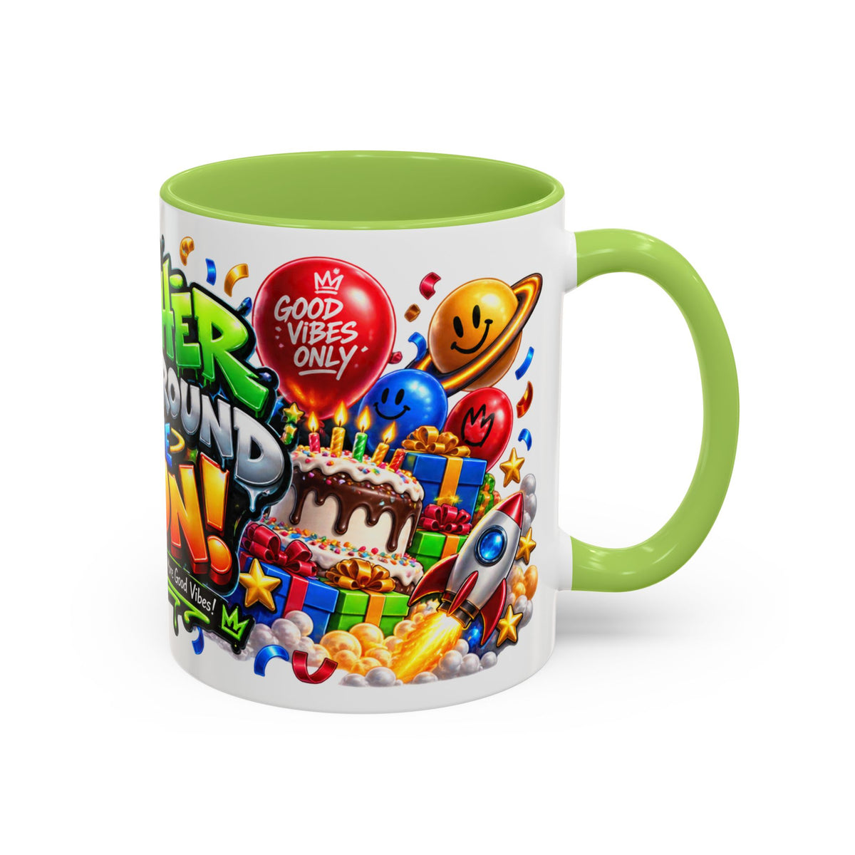 Festora Alien Birthday Mug – Another Trip Around the Sun Coffee Cup