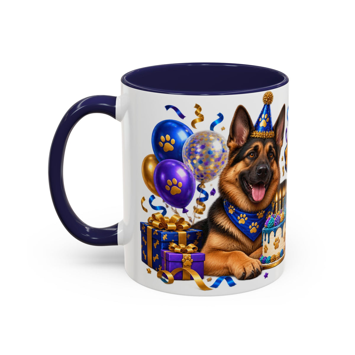 German Shepherd Birthday Mug – Another Year Bolder White Coffee Cup