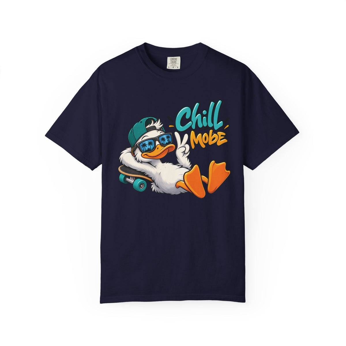Chill Mode Duck Graphic T-Shirt | Festora Everyday
