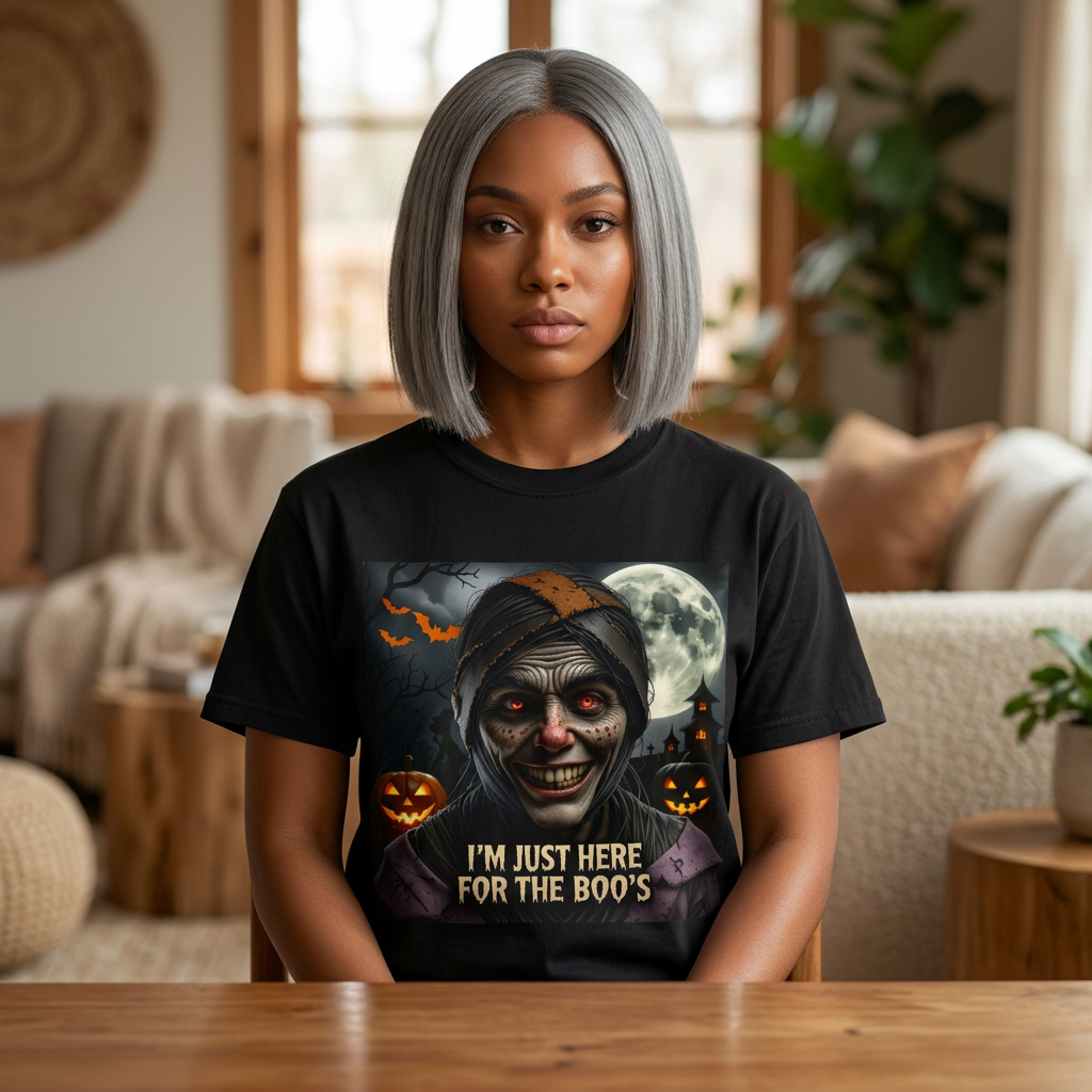 Halloween Boo's T-Shirt — Creepy Haunted Night Graphic Tee