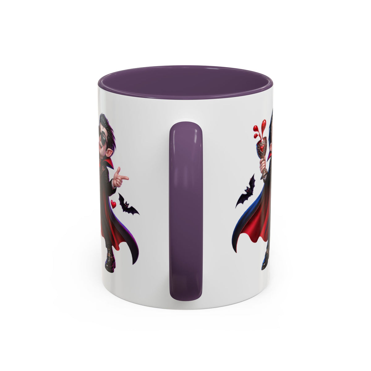 Love at First Bite Funny Vampire Halloween White Mug