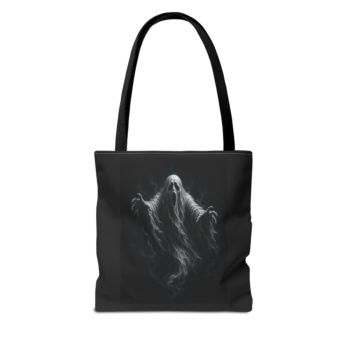 Ghostly Spirit Tote Bag — Spooky Halloween All-Over Print