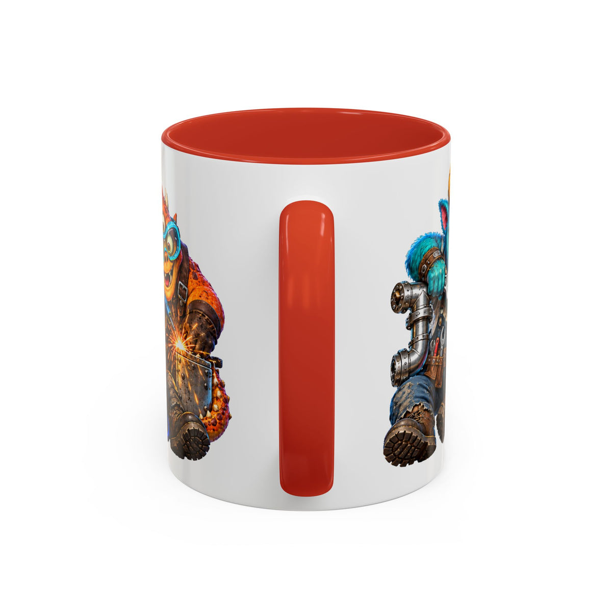 Built Different Monster Workshop Halloween White Mug