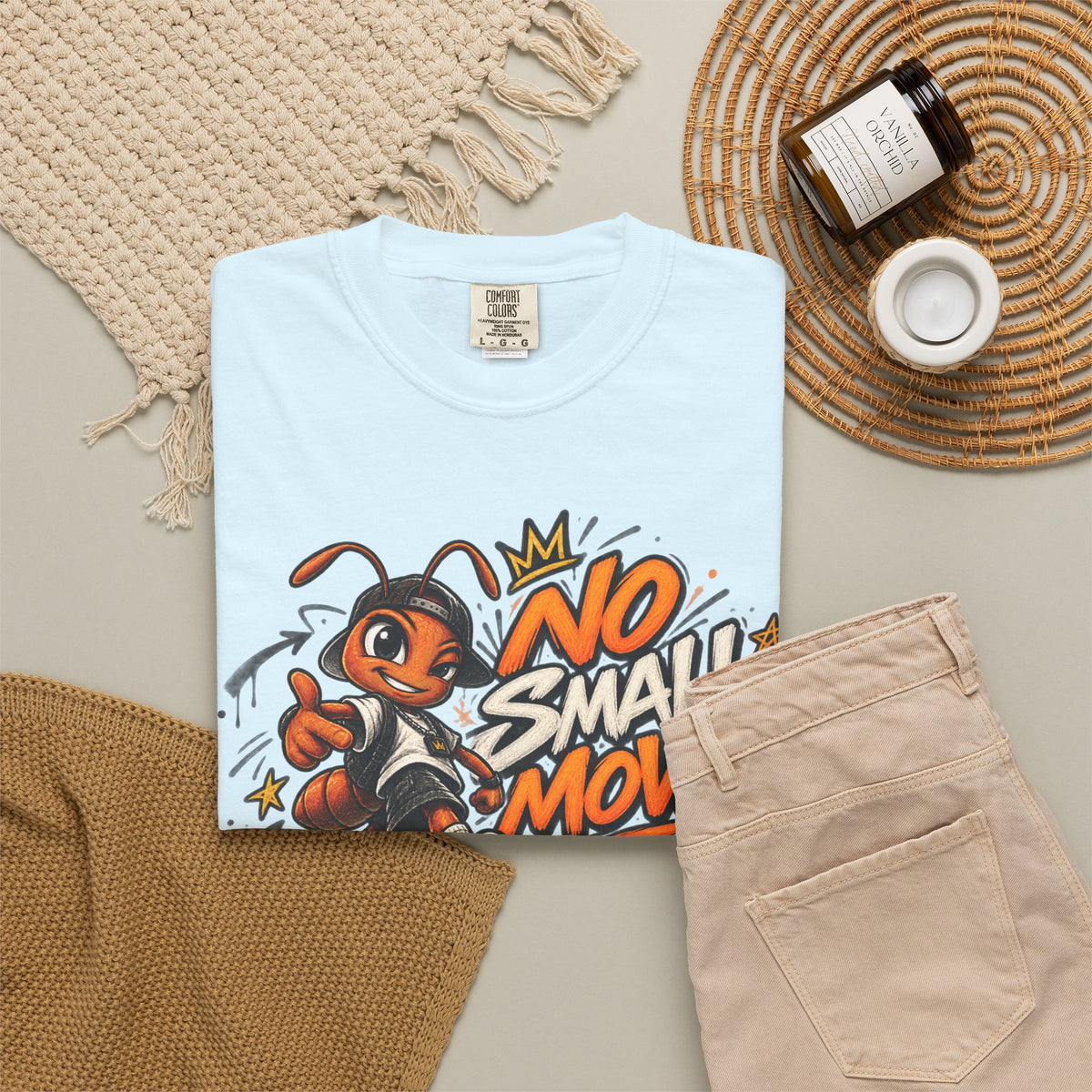 No Small Moves T-Shirt — Retro Sneaker Character Graphic Tee