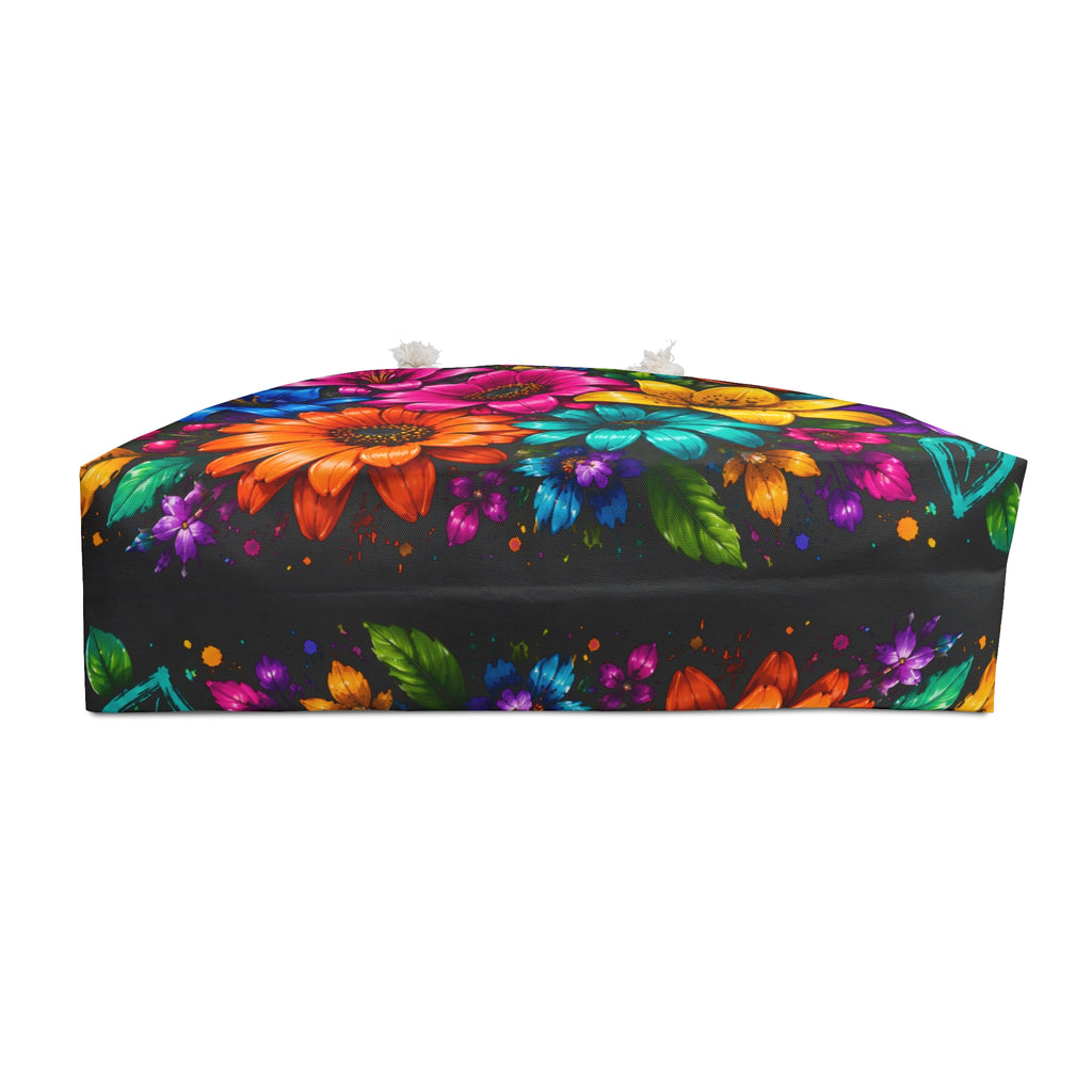 Colorful Floral Weekender Bag – Bright Bouquet Travel Tote