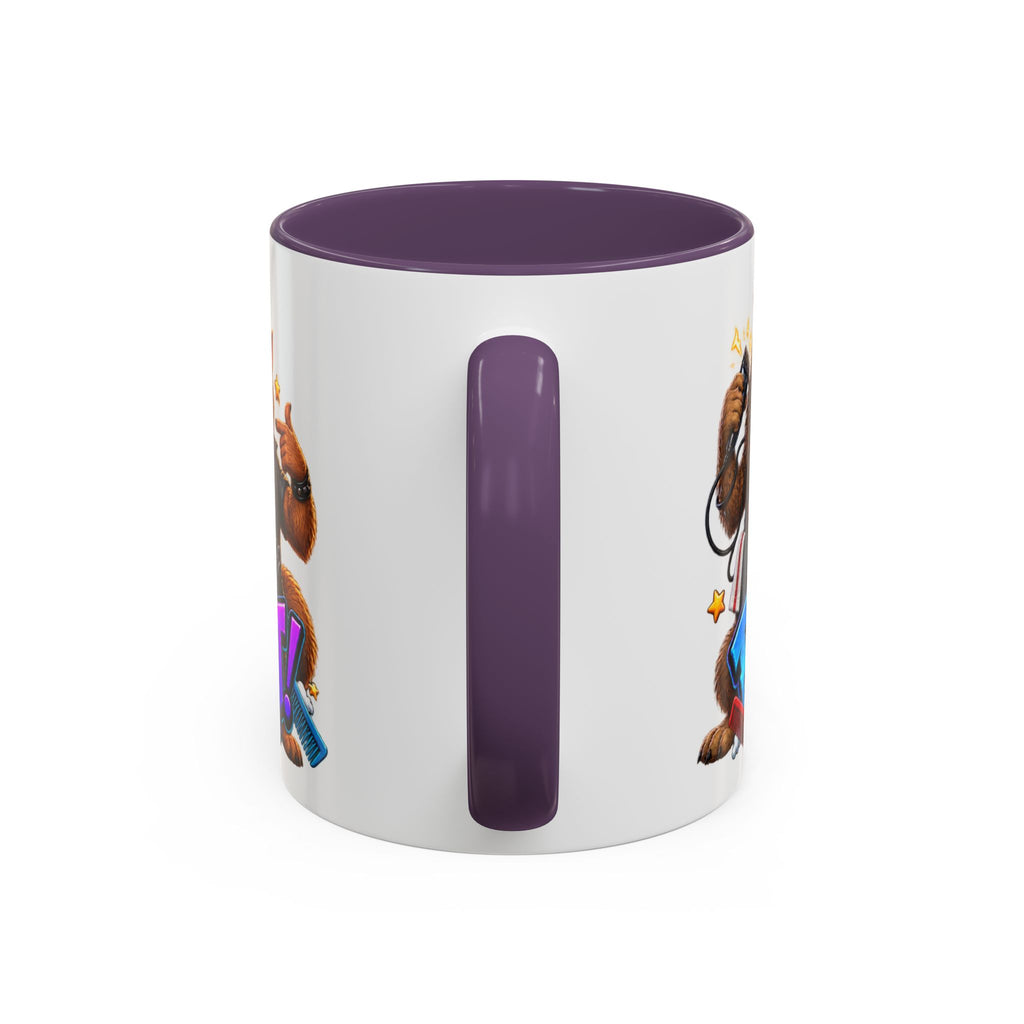 Bad Hair Night Funny Werewolf Barber Halloween White Mug