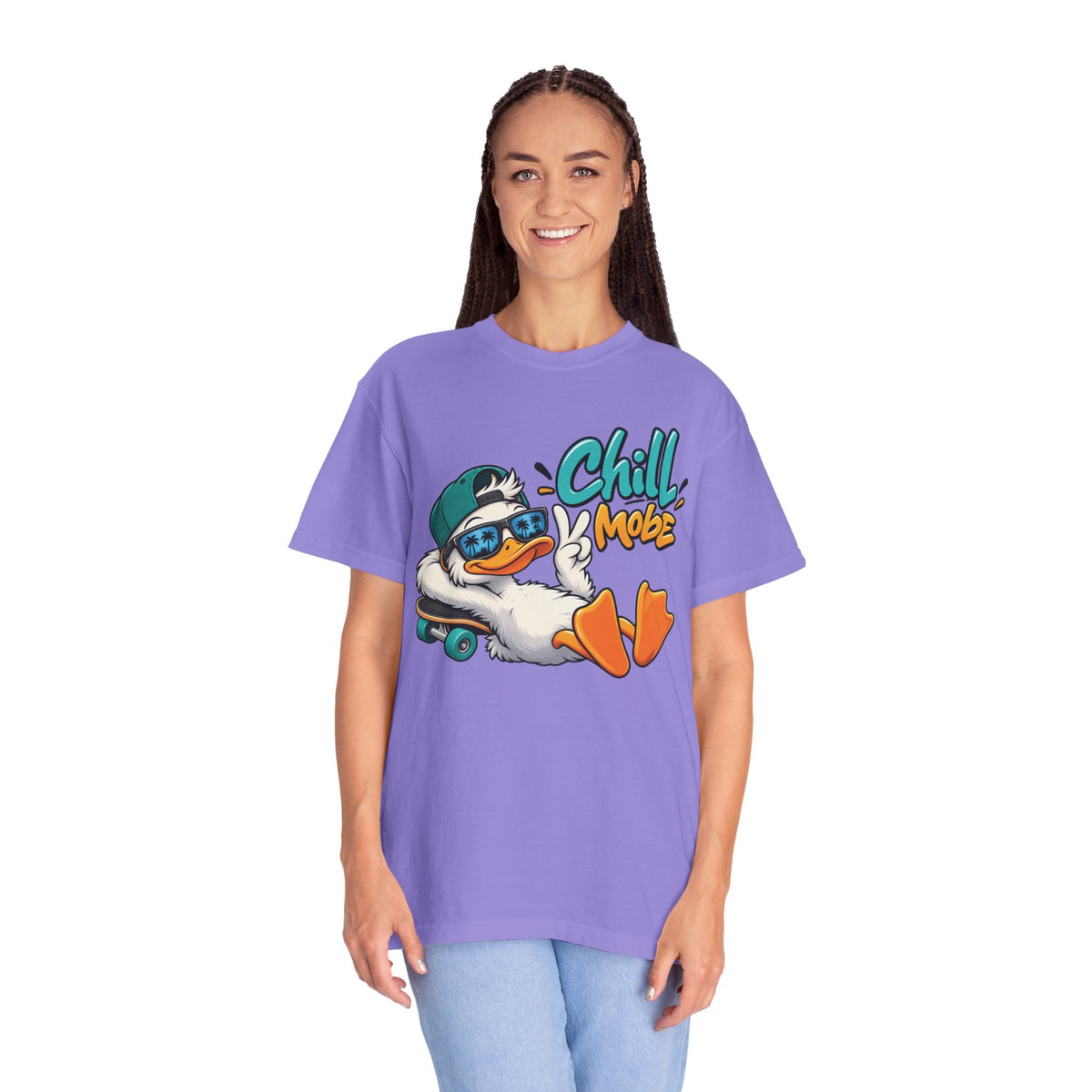 Chill Mode Duck Graphic T-Shirt | Festora Everyday