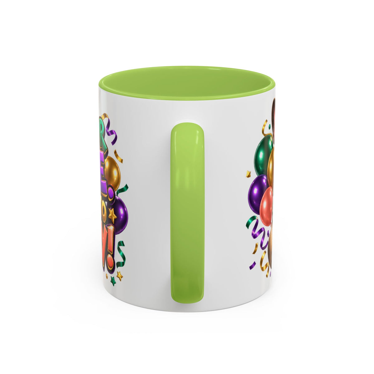 Built for Cake Born to Party French Bulldog White Mug