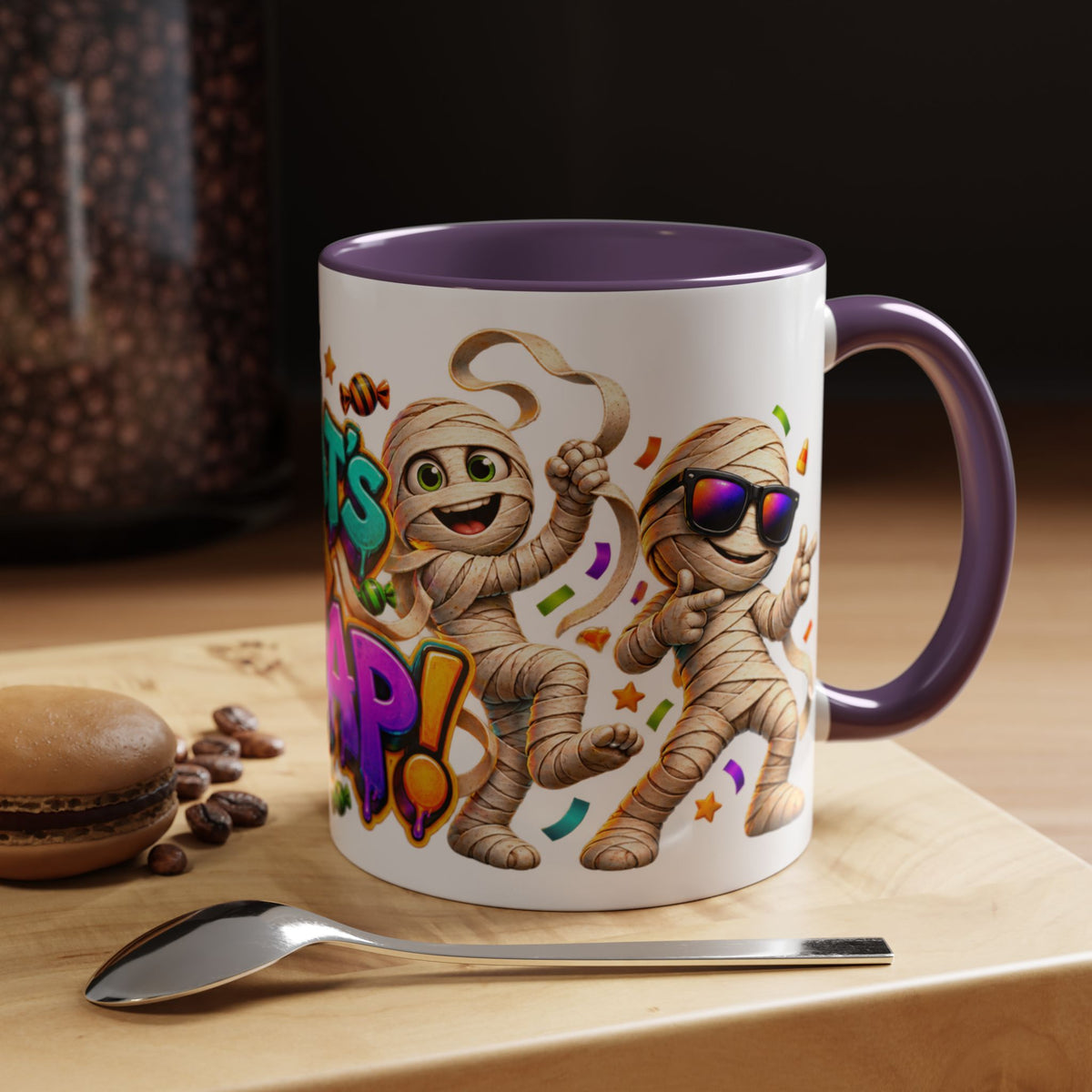 That’s a Wrap Funny Halloween Mummy Party White Mug