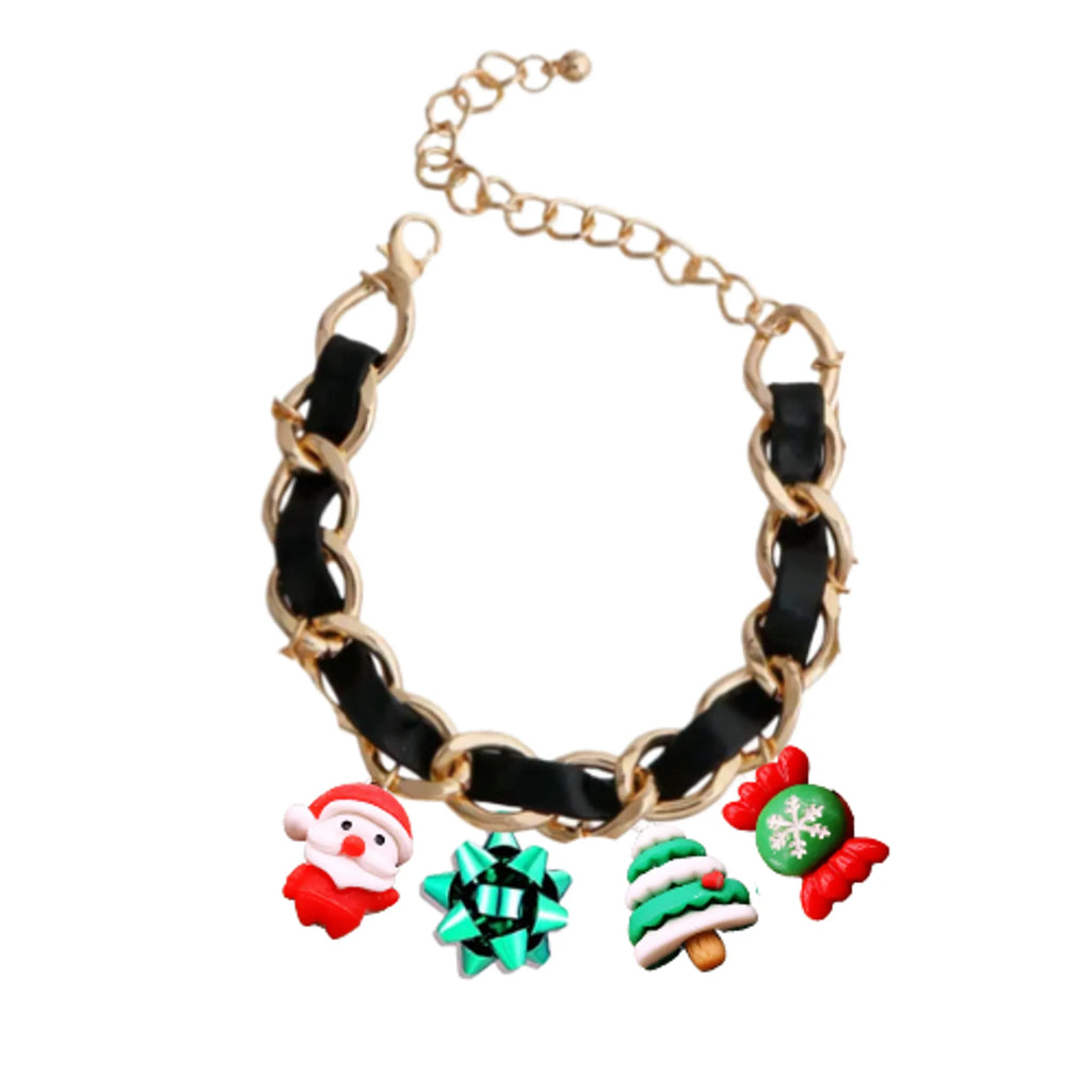 Festora Pets Holiday Charm Dog Necklace – Festive Pet Collar with Decorative Charms