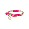 Velvet Bow Crystal Dog Collar – Elegant Charm Boutique Style