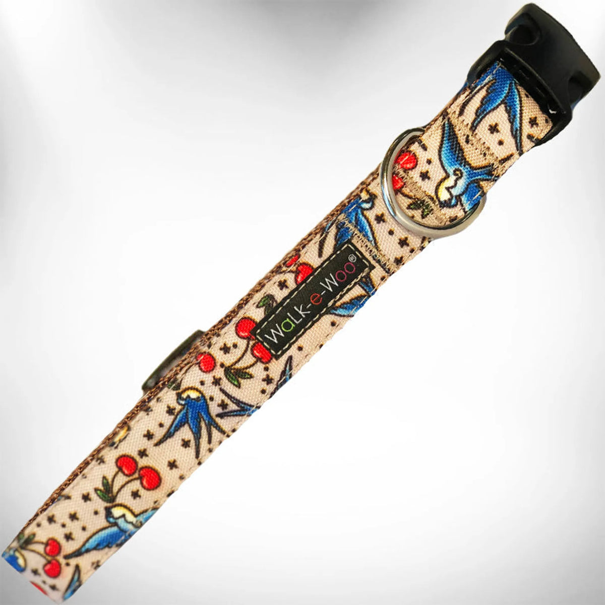 Tattoo Art Dog Collar – Colorful Durable Everyday Style