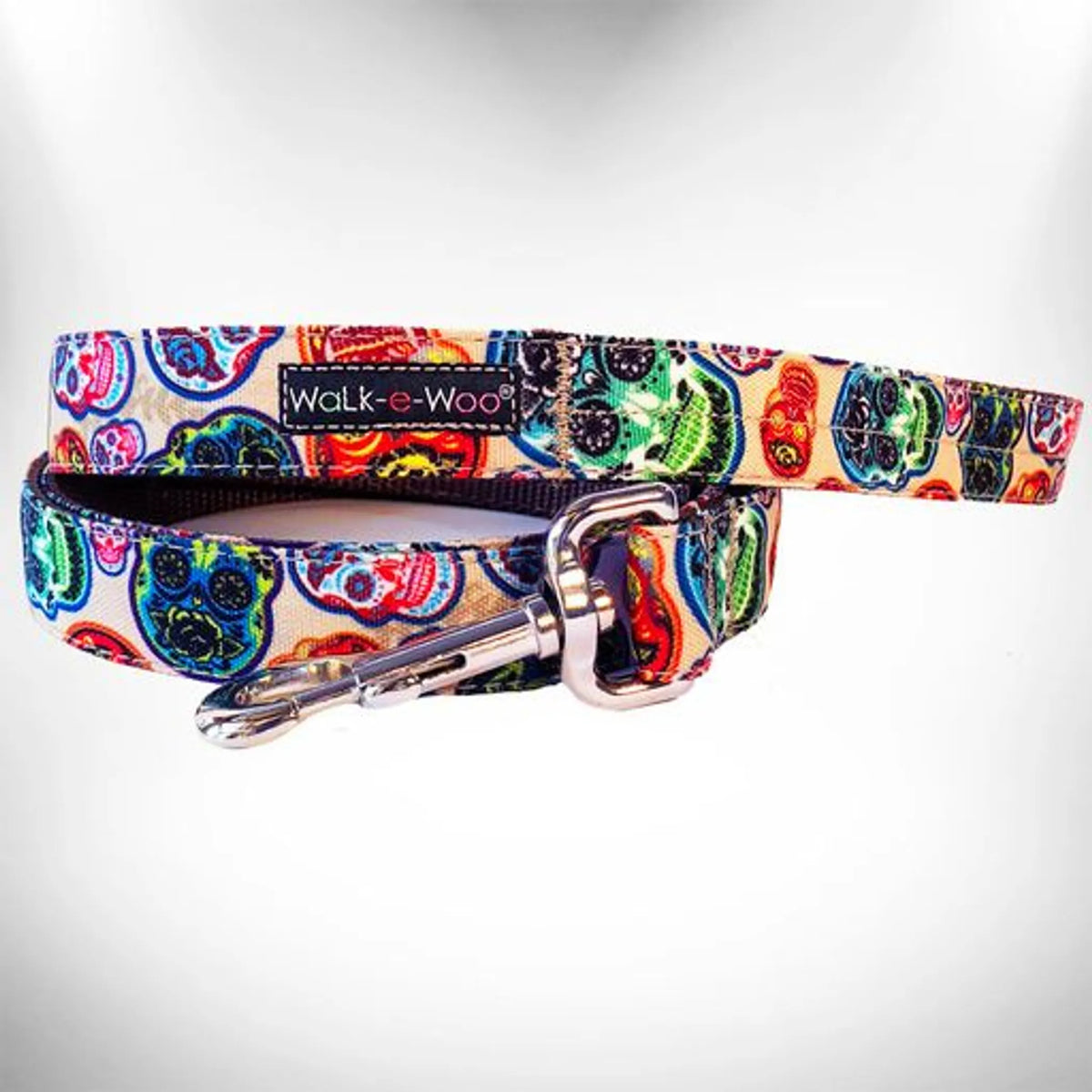 Tattoo Art Pattern Dog Leash – Durable Nylon Pet Lead