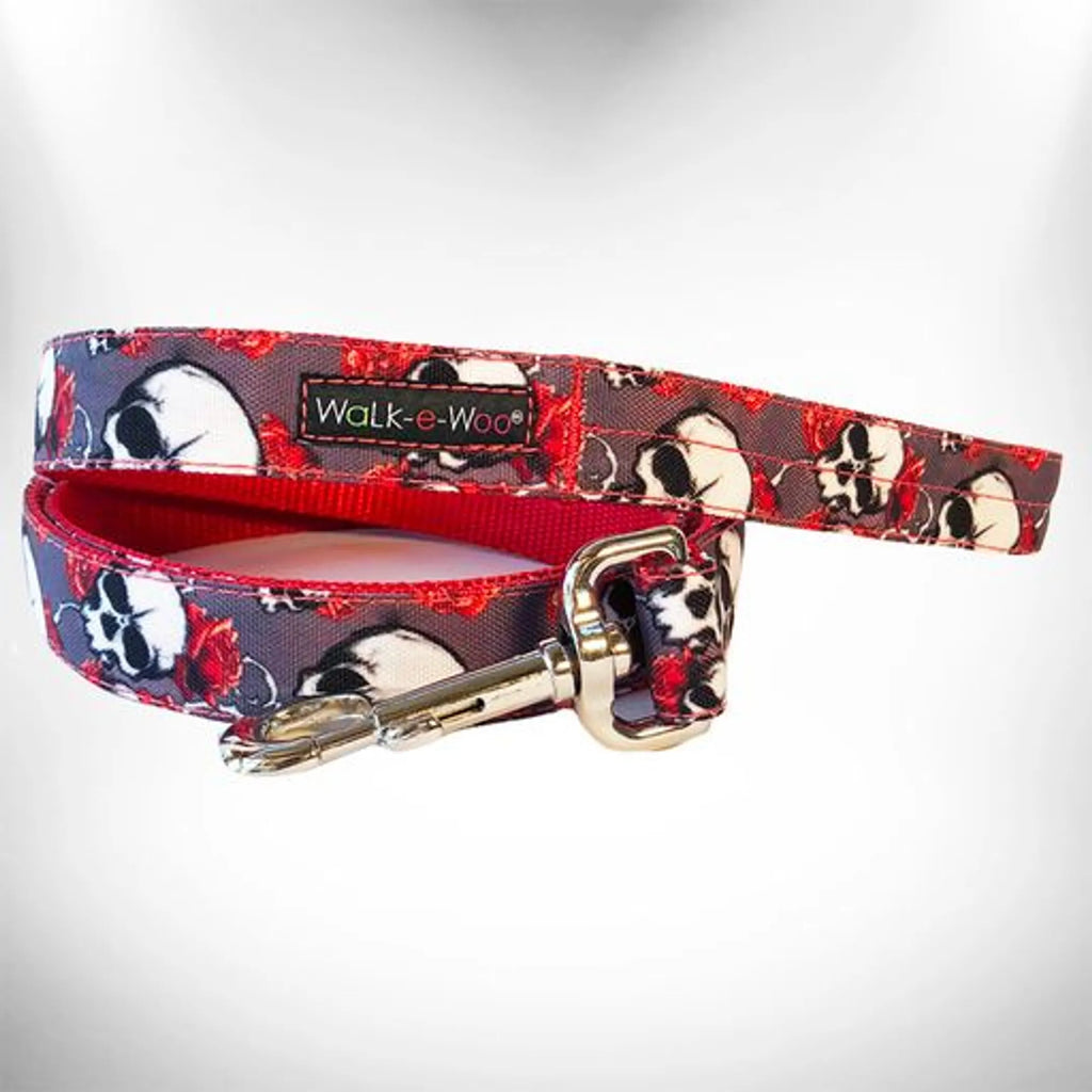 Tattoo Art Pattern Dog Leash – Durable Nylon Pet Lead