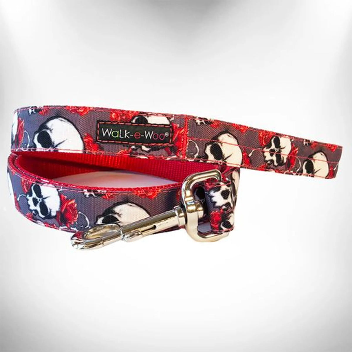 Tattoo Art Pattern Dog Leash – Durable Nylon Pet Lead