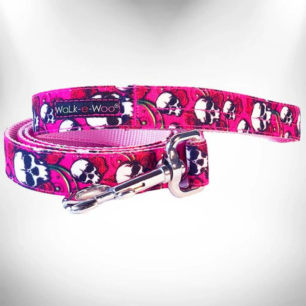 Tattoo Art Pattern Dog Leash – Durable Nylon Pet Lead