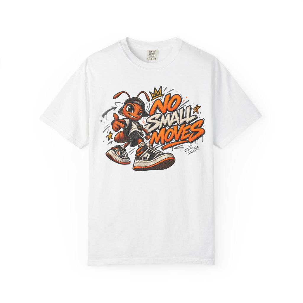 No Small Moves T-Shirt — Retro Sneaker Character Graphic Tee