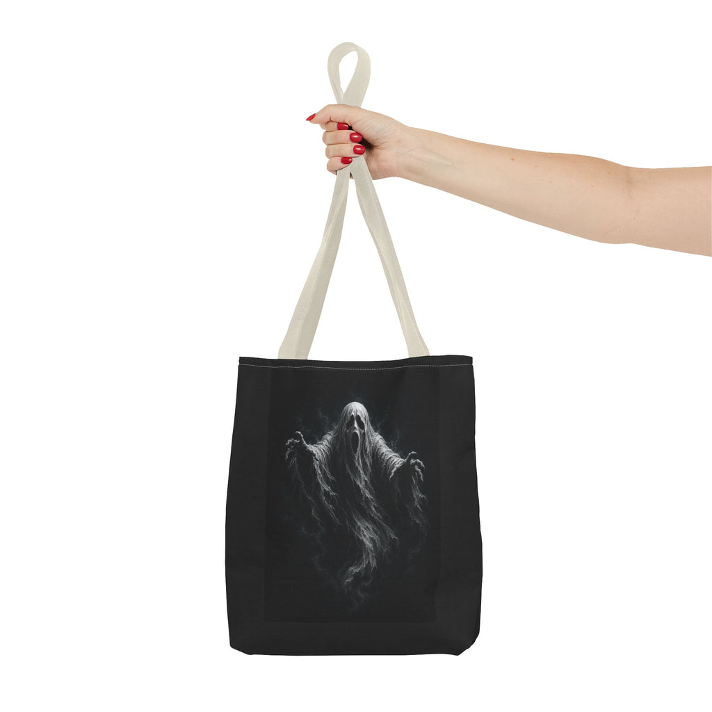 Ghostly Spirit Tote Bag — Spooky Halloween All-Over Print