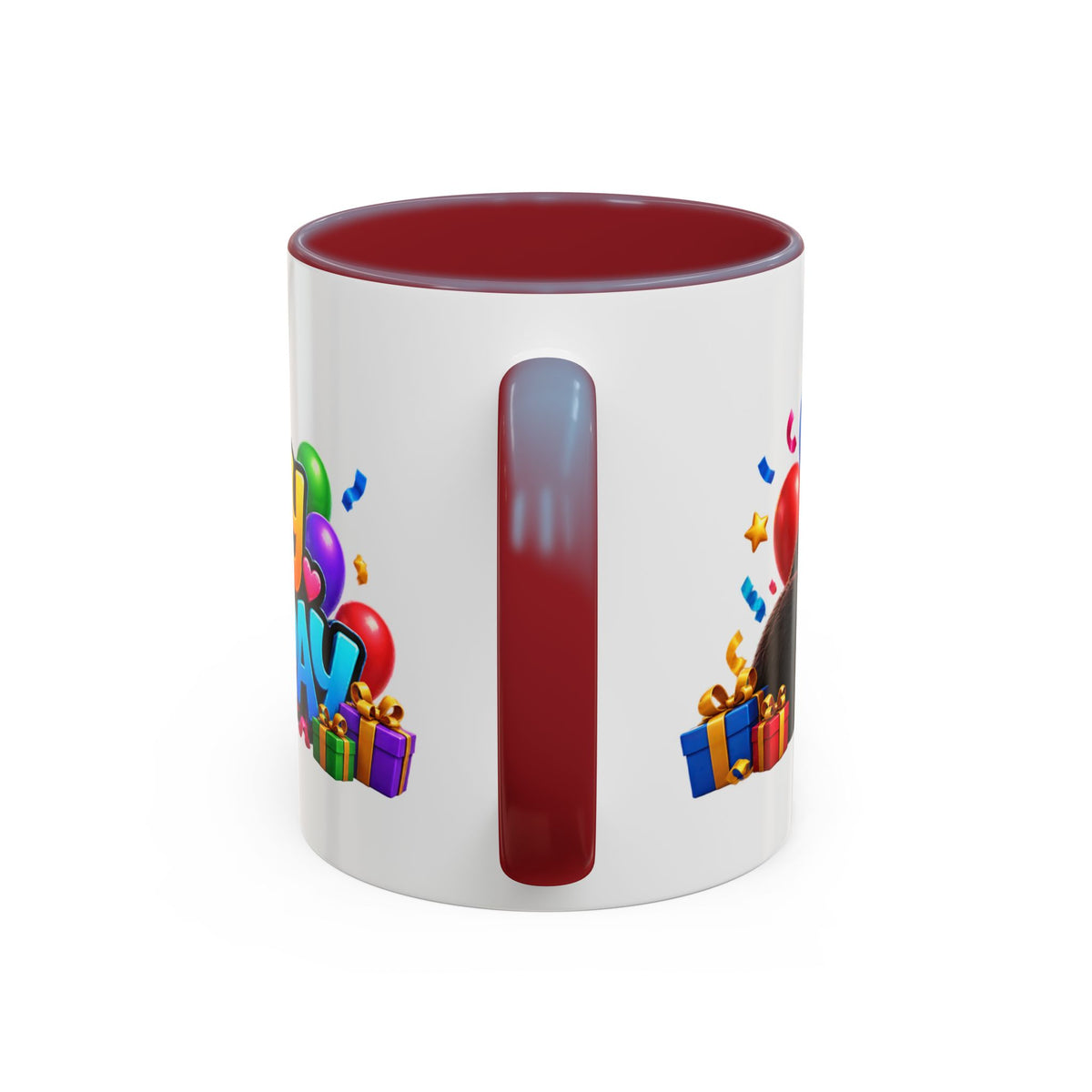 Gorilla Happy Birthday Mug - Colorful 3D Celebration Design