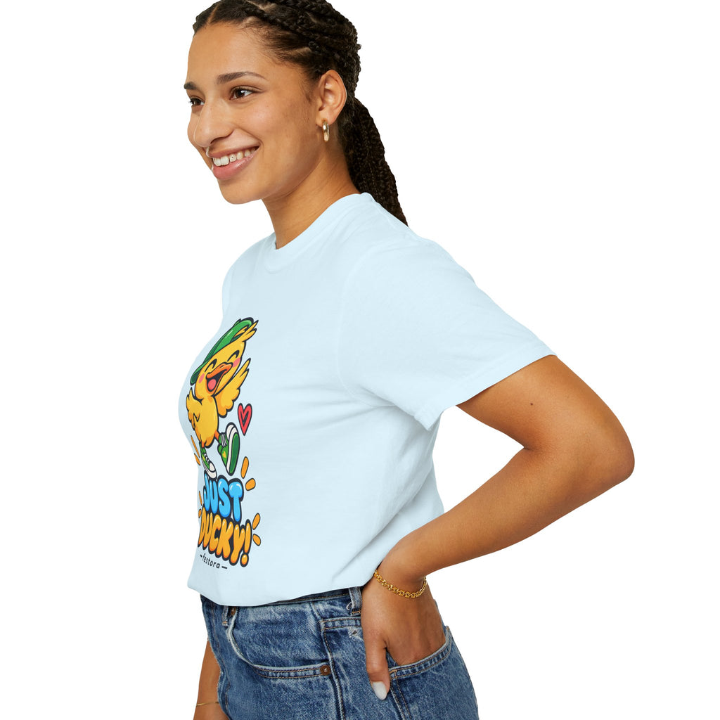 Just Ducky! – Cute Happy Duck Graphic T-Shirt