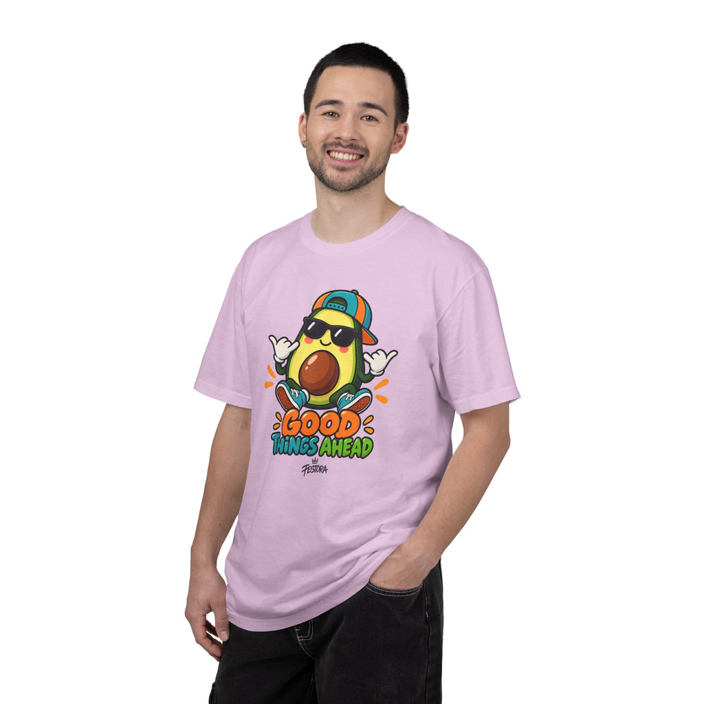 Good Things Ahead Avocado Graphic T-Shirt | Festora Everyday