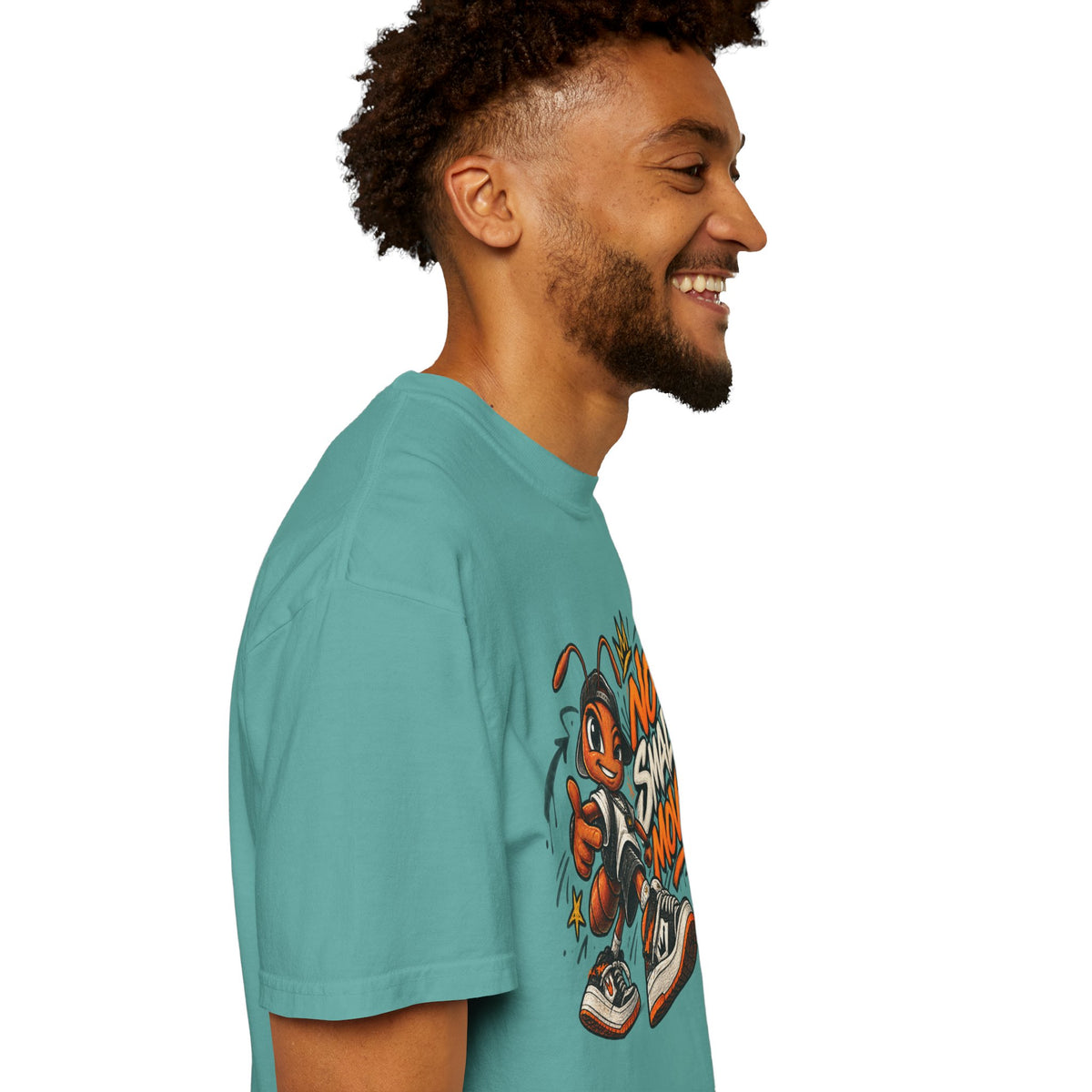 No Small Moves T-Shirt — Retro Sneaker Character Graphic Tee