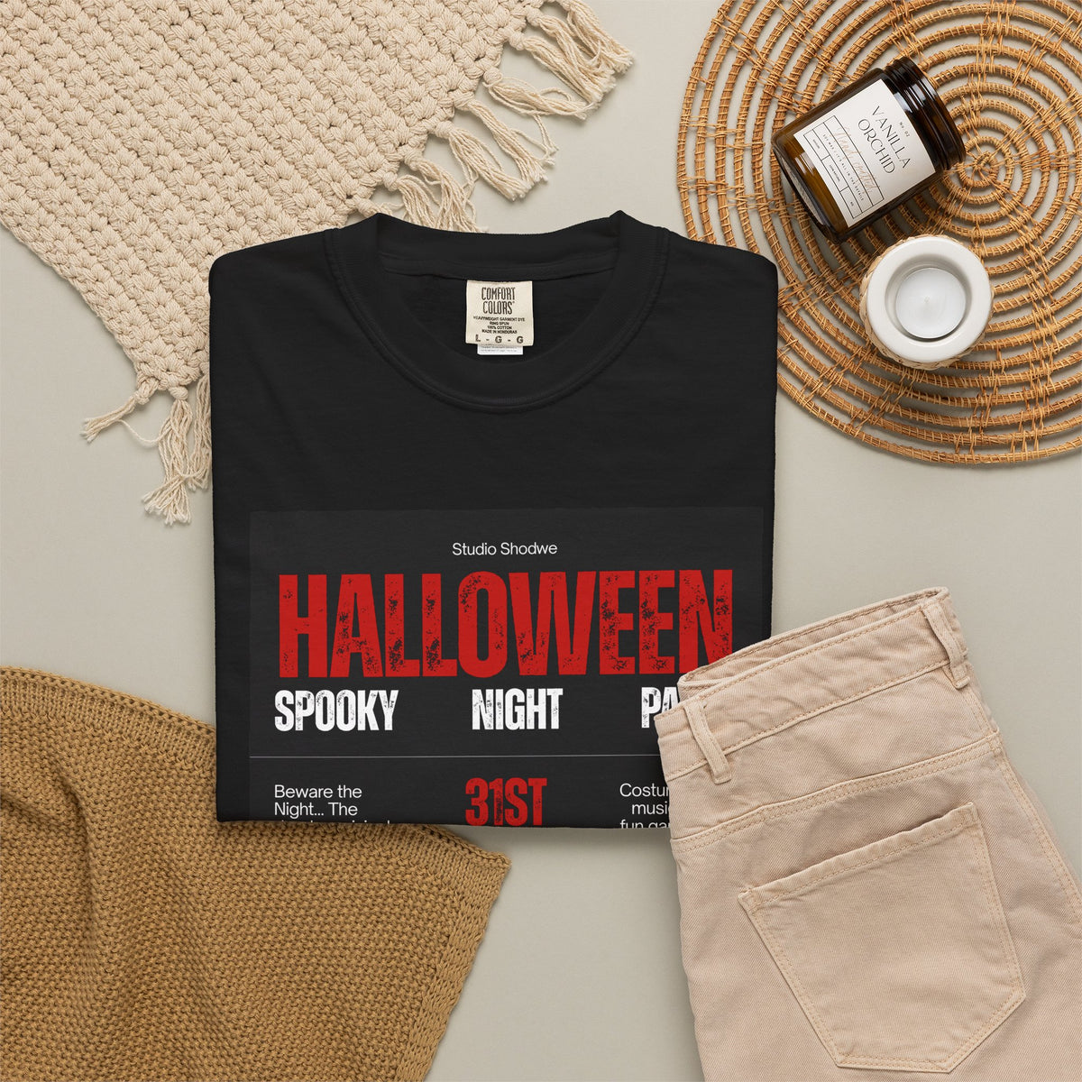 Halloween Spooky Night Party T-Shirt — 31st Oct Horror Poster Tee