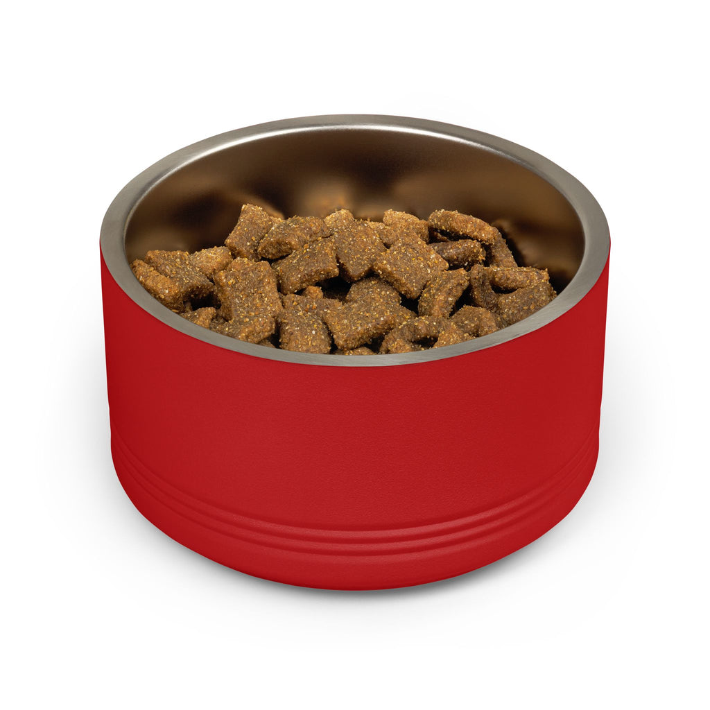 Happy Tails Pet Bowl – 18oz Stainless Steel Dog & Cat Feeding Bowl