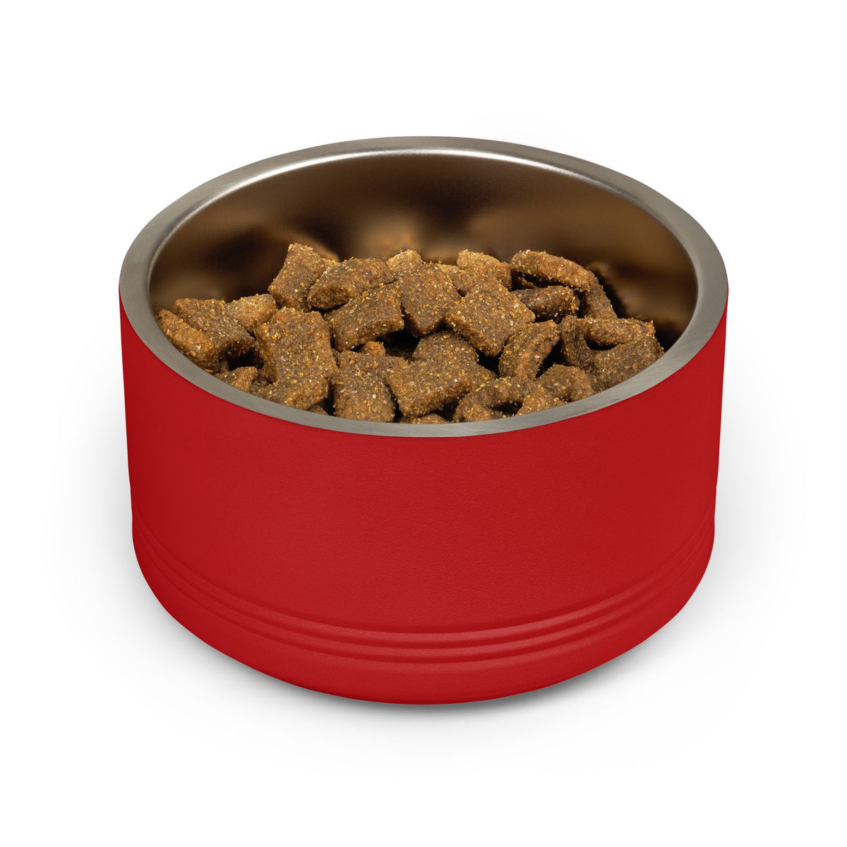 Happy Tails Pet Bowl – 18oz Stainless Steel Dog & Cat Feeding Bowl