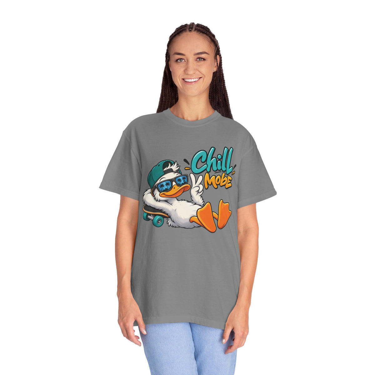 Chill Mode Duck Graphic T-Shirt | Festora Everyday