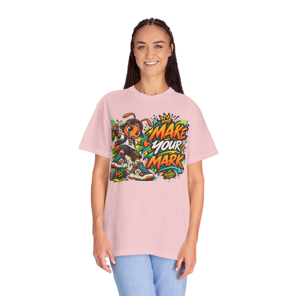Make Your Mark  Graphic T-Shirt - Streetwear Ant Mascot Design