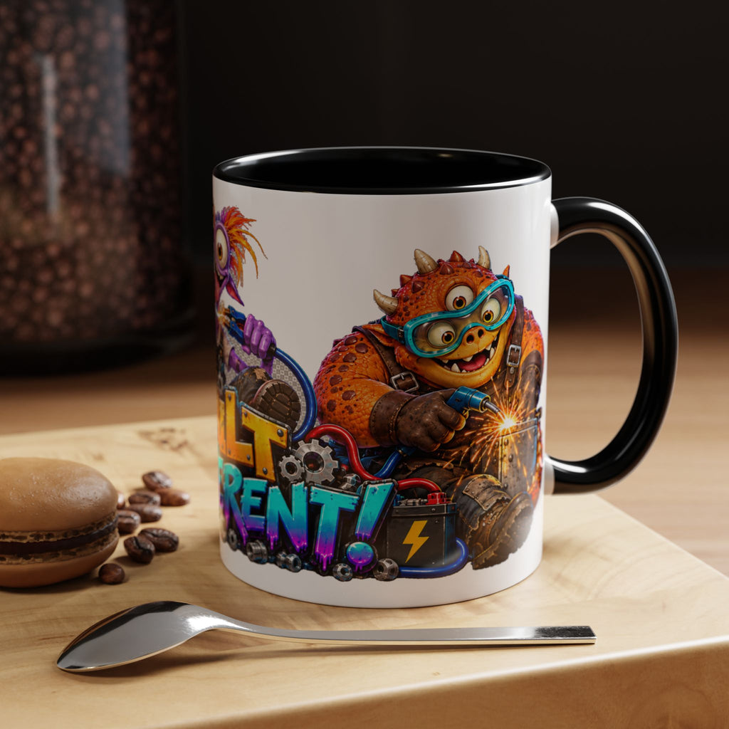 Built Different Monster Workshop Halloween White Mug