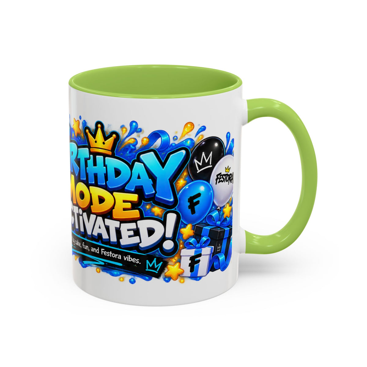 Festora Bot Birthday Mug – Birthday Mode Activated Robot Coffee Cup