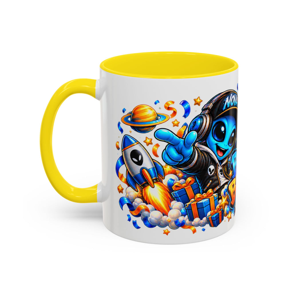 Festora Alien Birthday Mug – Birthday Blast Off Coffee Cup