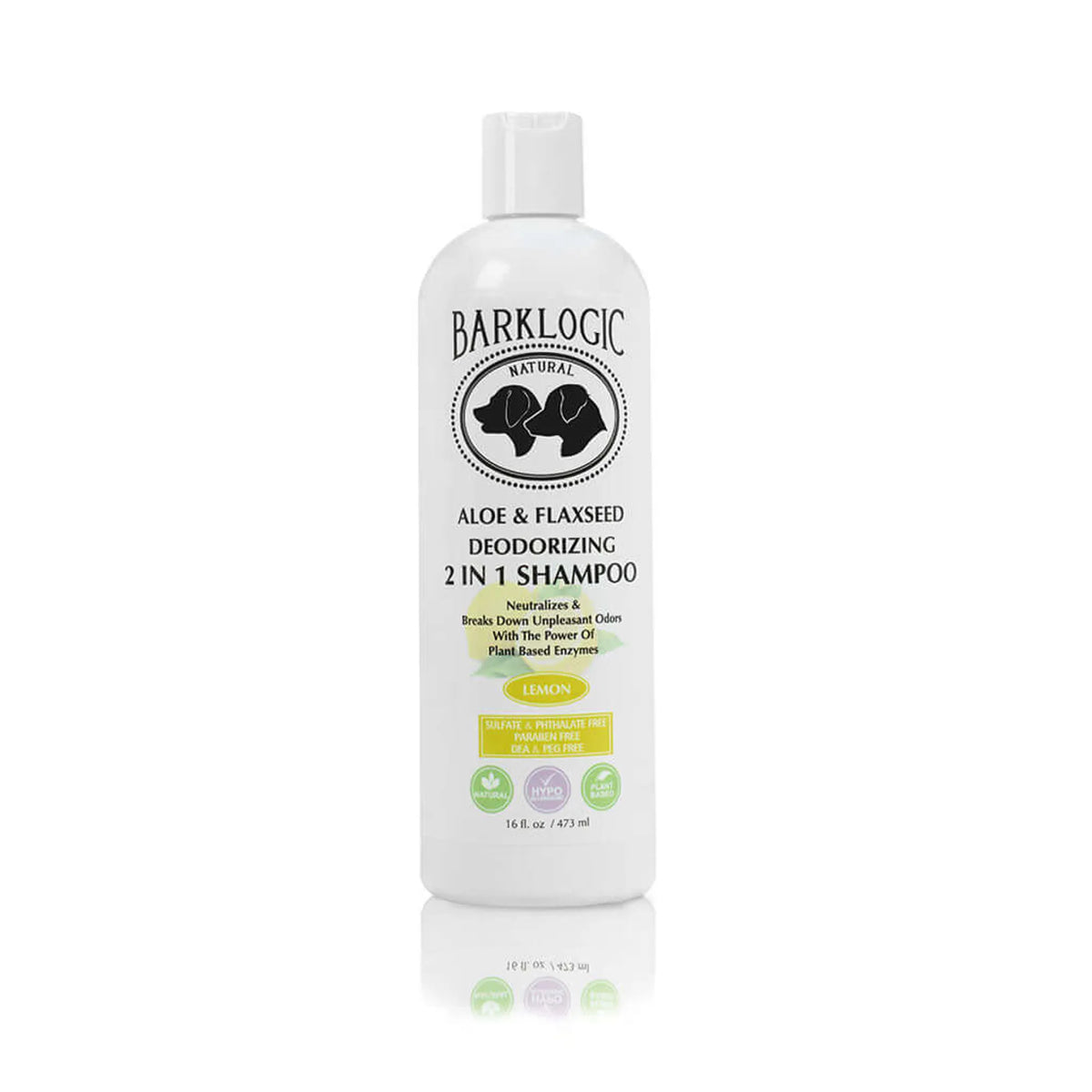 Aloe & Flaxseed 2-in-1 Dog Shampoo & Conditioner – Deodorizing Coat Care