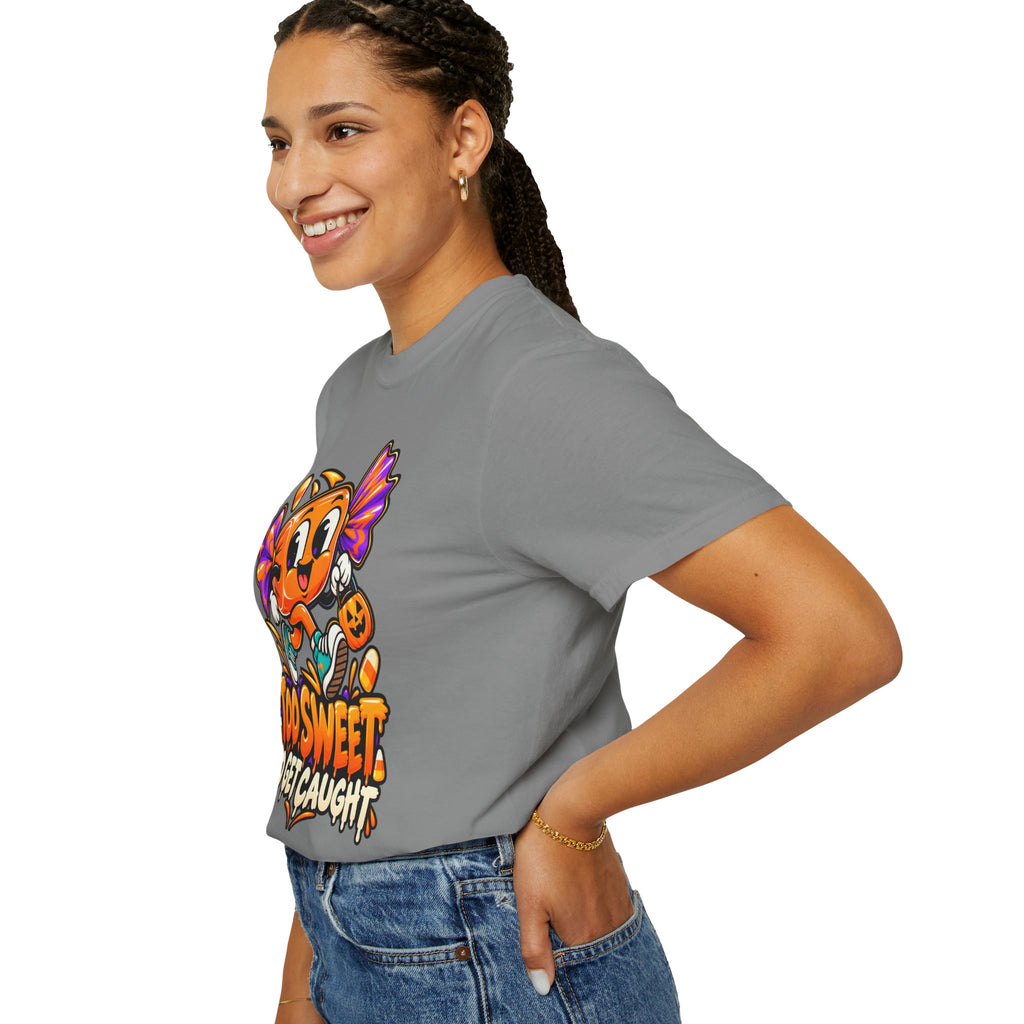 Too Sweet to Get Caught – Cute Halloween Candy T-Shirt