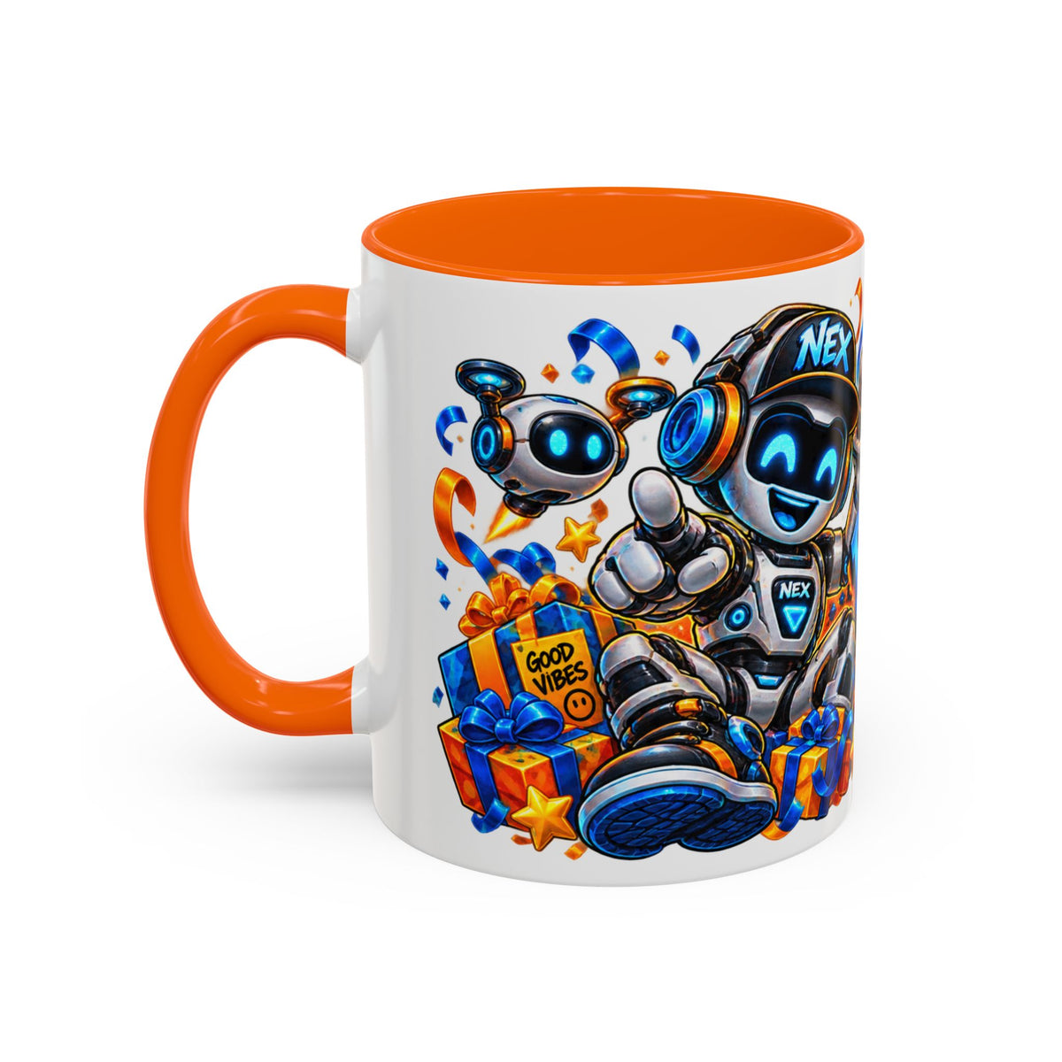 Festora Robot Birthday Mug – Birthday Mode Activated Coffee Cup