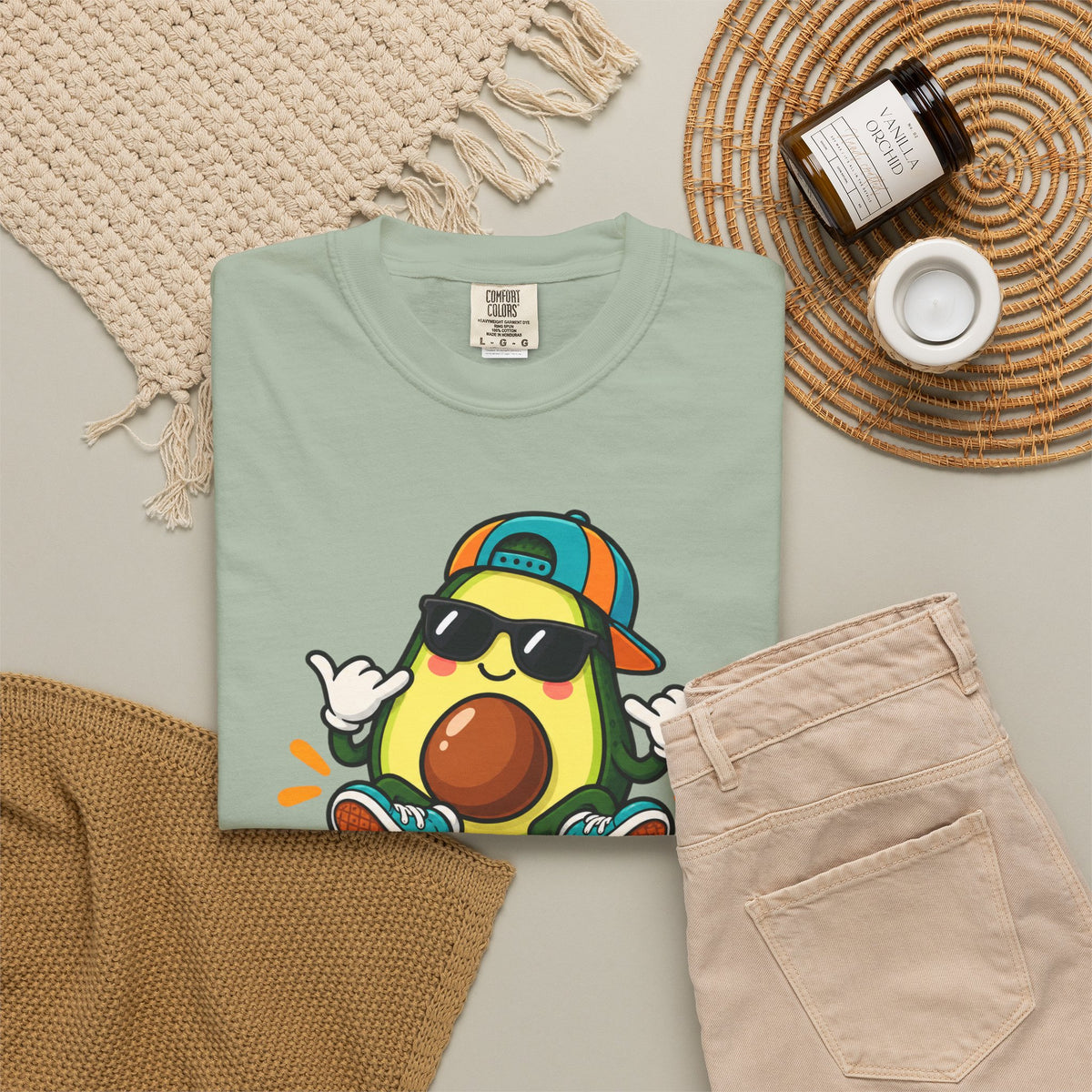 Good Things Ahead Avocado Graphic T-Shirt | Festora Everyday