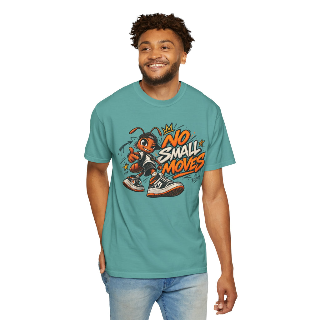No Small Moves T-Shirt — Retro Sneaker Character Graphic Tee