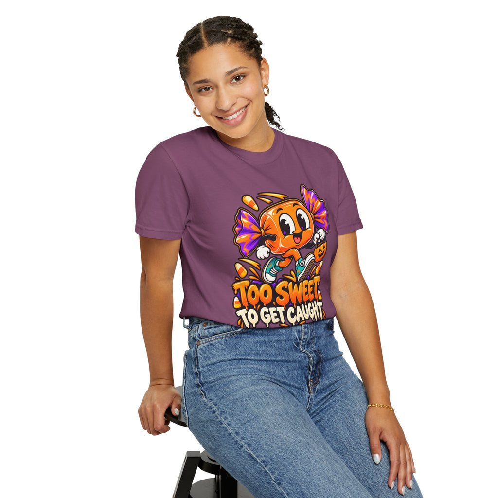 Too Sweet to Get Caught – Cute Halloween Candy T-Shirt