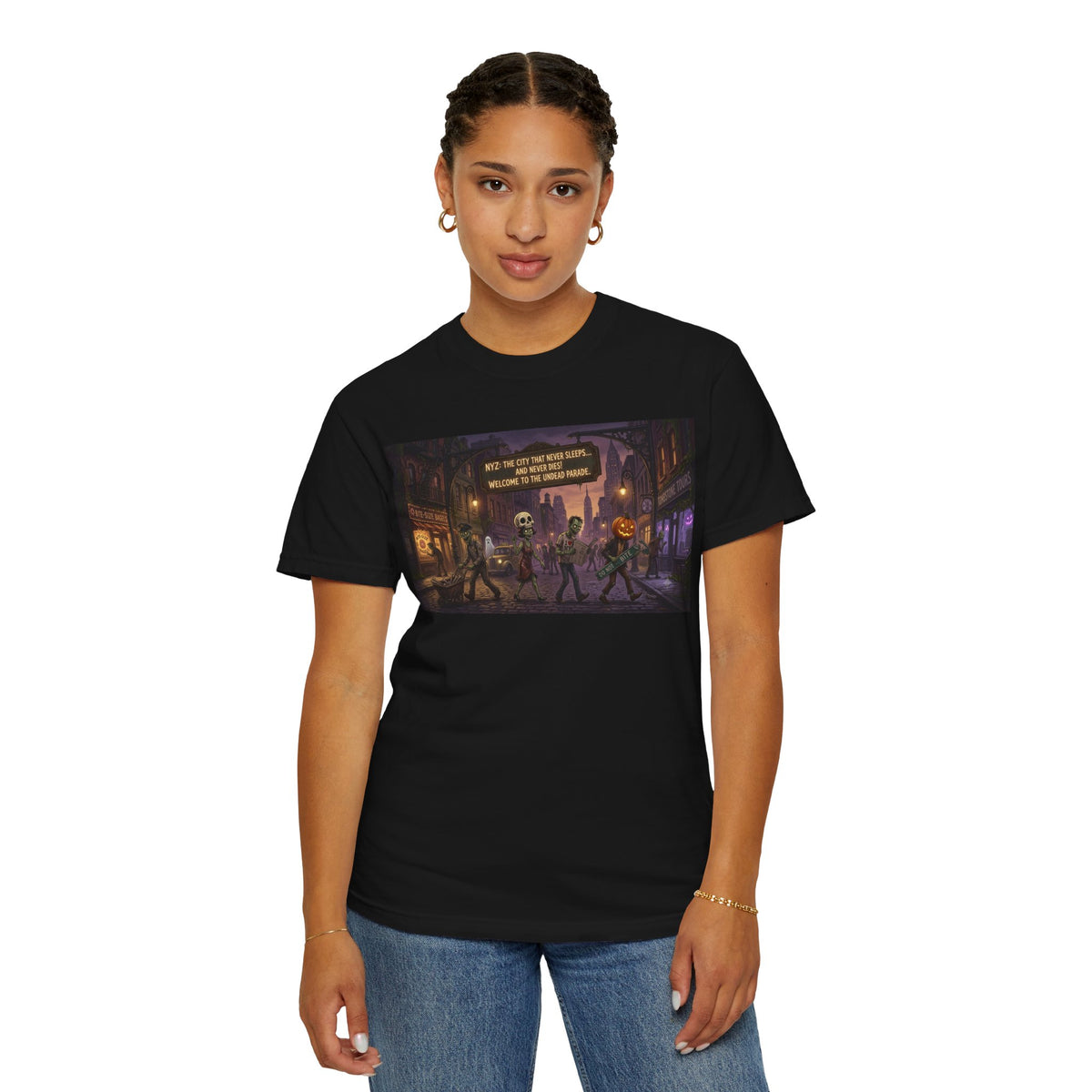 Halloween Monster Band T-Shirt — "We Want Candy" Retro Horror Graphic Tee