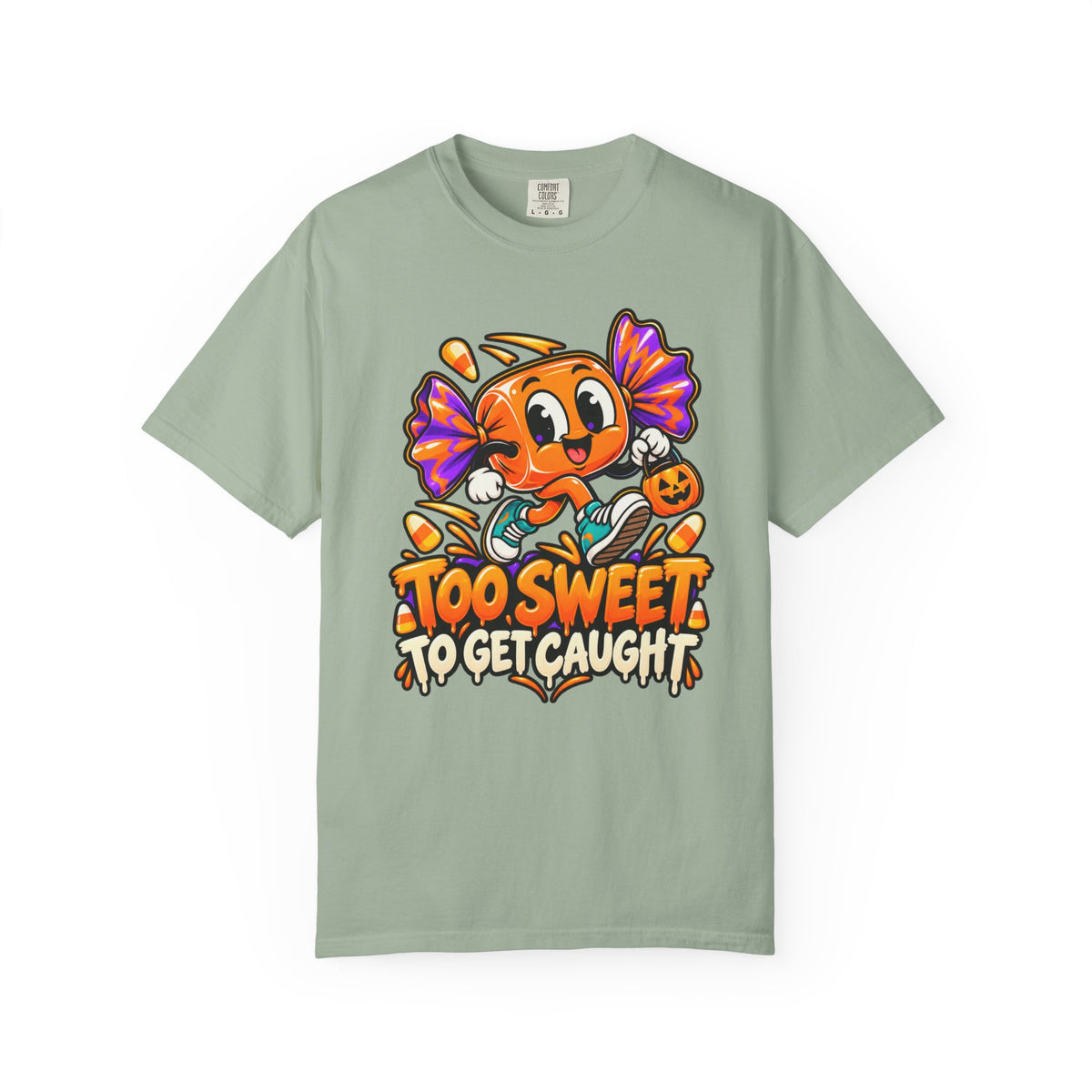 Too Sweet to Get Caught – Cute Halloween Candy T-Shirt